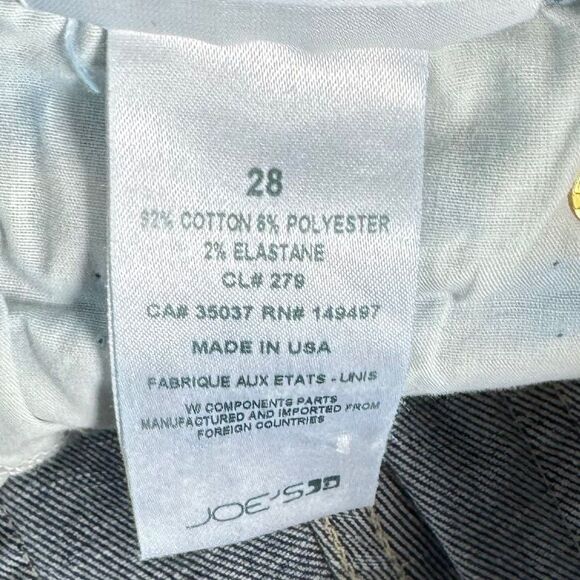 Joe's Jeans Hi (Rise)Honey Hight rise Curvy Boot Cut Ripped Raw Hem Jeans Sz  28 - Picture 4 of 11